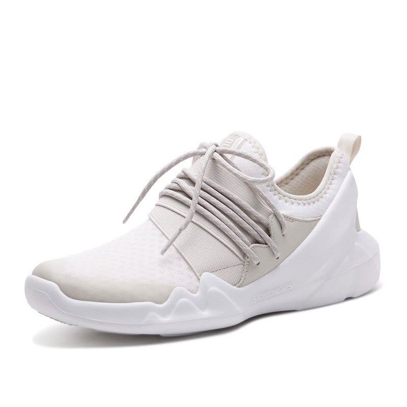 斯凯奇Skechers熊猫鞋春季女子D’LITES一脚蹬时尚复古休闲鞋66666105/WBK图片
