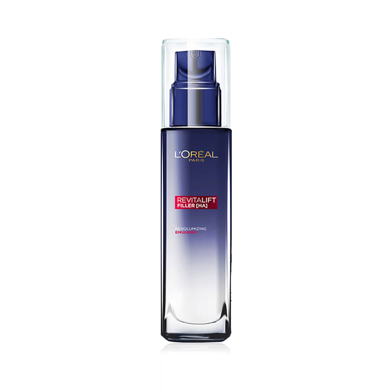 欧莱雅(LOREAL)复颜玻尿酸化妆品护肤套装(导入乳液+导入晶露+精华液+导入霜)