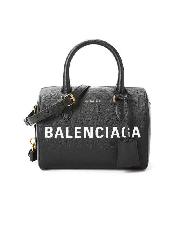 BALENCIAGA/巴黎世家 女包小号VILLE字母LOGO波士顿包 518872