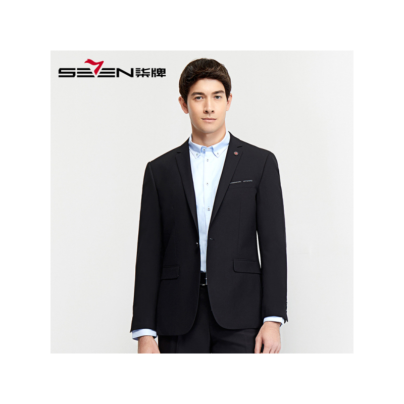 柒牌seven男装西服休闲时尚男单西一粒扣单件西服青年西装