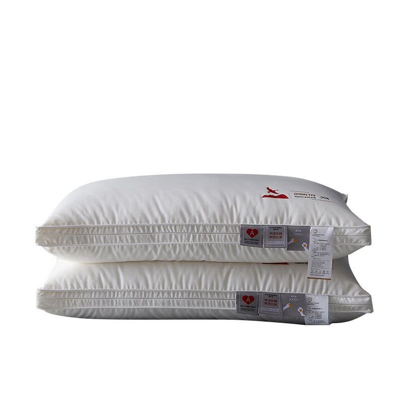 A类白鹅绒枕芯五星酒店可调节TPE软管枕头护颈椎不塌陷羽绒枕图片