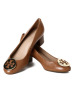 TORY BURCH/汤丽柏琦 女鞋经典徽标浅口粗高跟鞋 32854