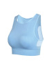 无钢圈网纱拼接美背运动文胸速干防震大码健身瑜伽跑步运动内衣女
