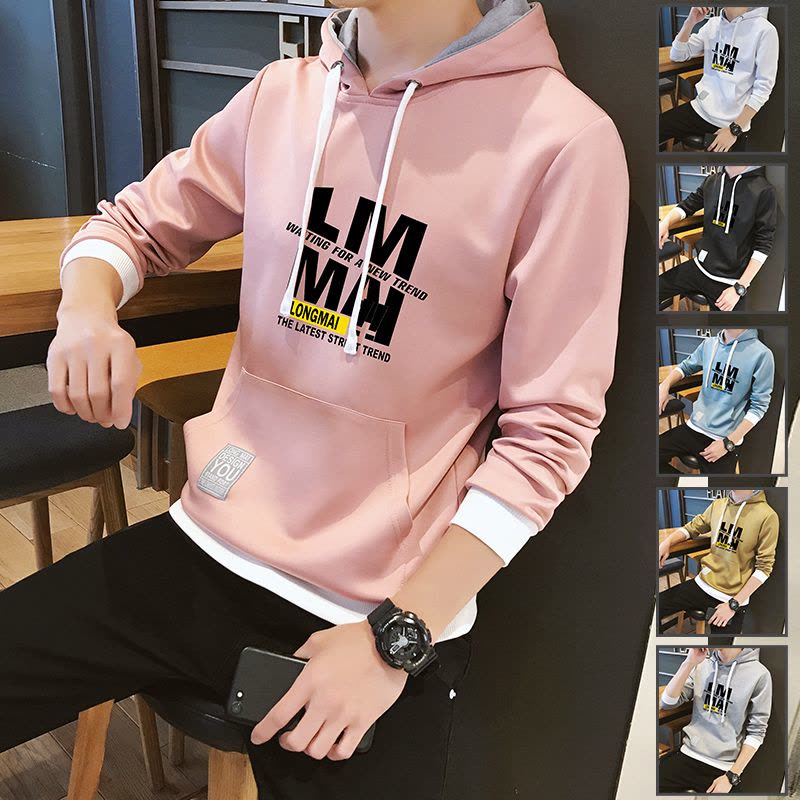 CARTELO 秋季新款休闲印花卫衣潮流个性百搭男士连帽外套图片