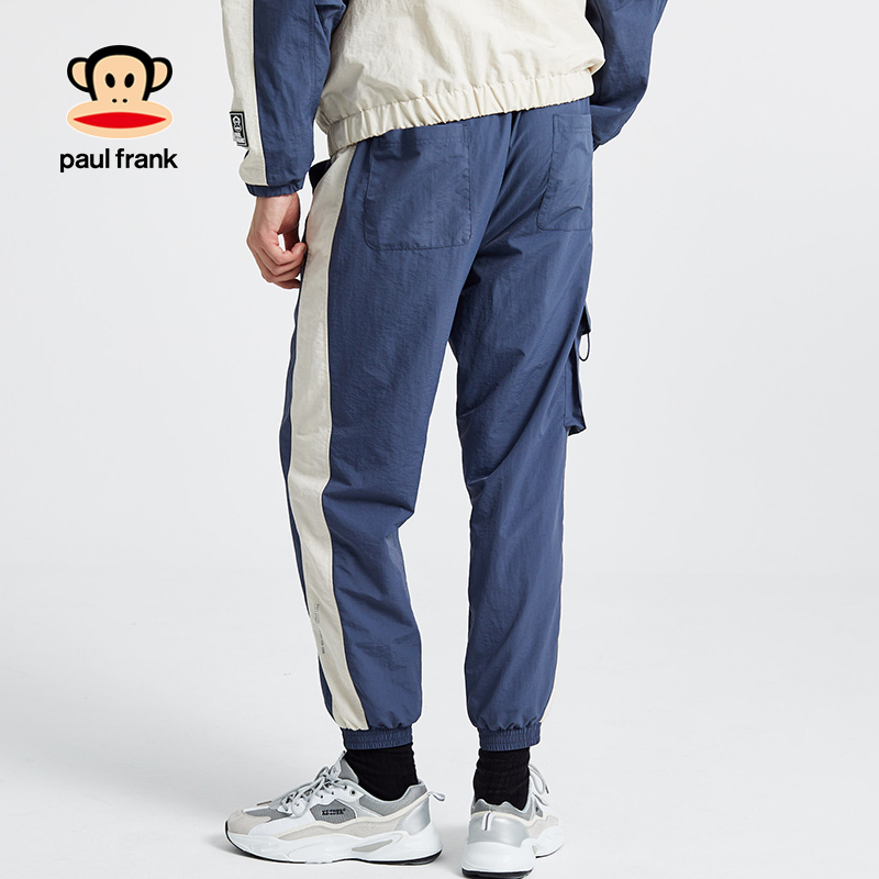 Paul Frank/大嘴猴春秋季新款休闲长裤男韩版潮流宽松运动束脚