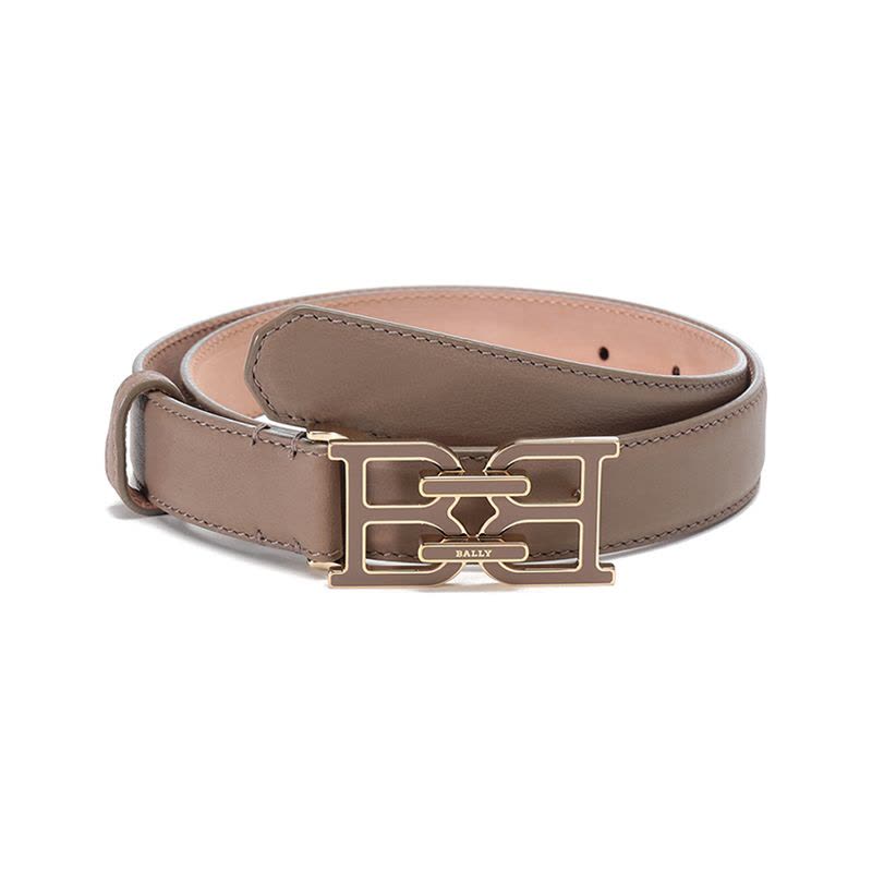 巴利 BALLY 女士牛皮B-Chain金属搭扣板扣式皮带腰带 B CHAIN 25 W EH图片