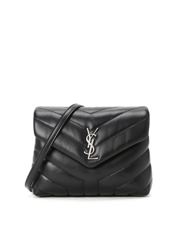 预售 圣罗兰YSL LOU LOU 胖信封小号 字母LOGO绗缝皮 女士单肩包 630951银扣