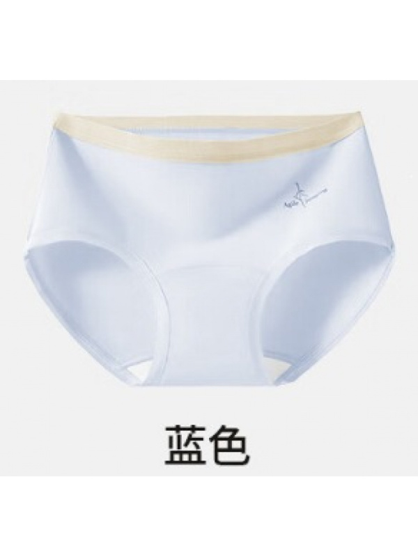 10A抑菌女士内裤无痕莫代尔女纯色长绒棉加大码透气亲肤三角短裤