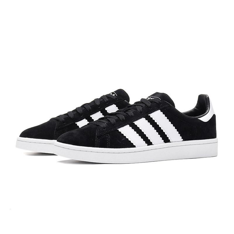 adidas阿迪达斯三叶草男运动休闲板鞋BD7471 BD7471黑+白