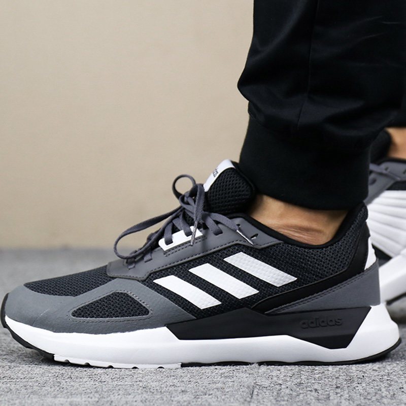 阿迪达斯（adidas）运动男女低帮网面轻便透气休闲跑步鞋BB7435