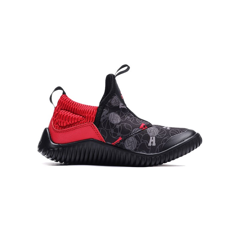 adidas童男小童鞋儿童鞋海马休闲运动鞋D96858 D96858黑色+灰色