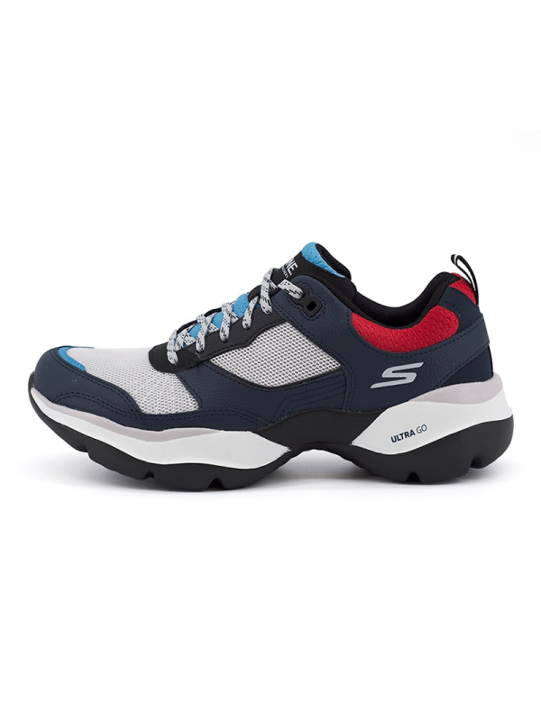 Skechers斯凯奇女鞋厚底增高复古鞋布运动跑步鞋18061-NVRD