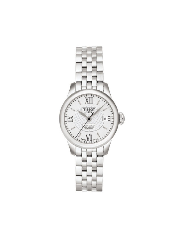 天梭tissot力洛克系列自动机械时尚商务休闲简约钢带女士手表t