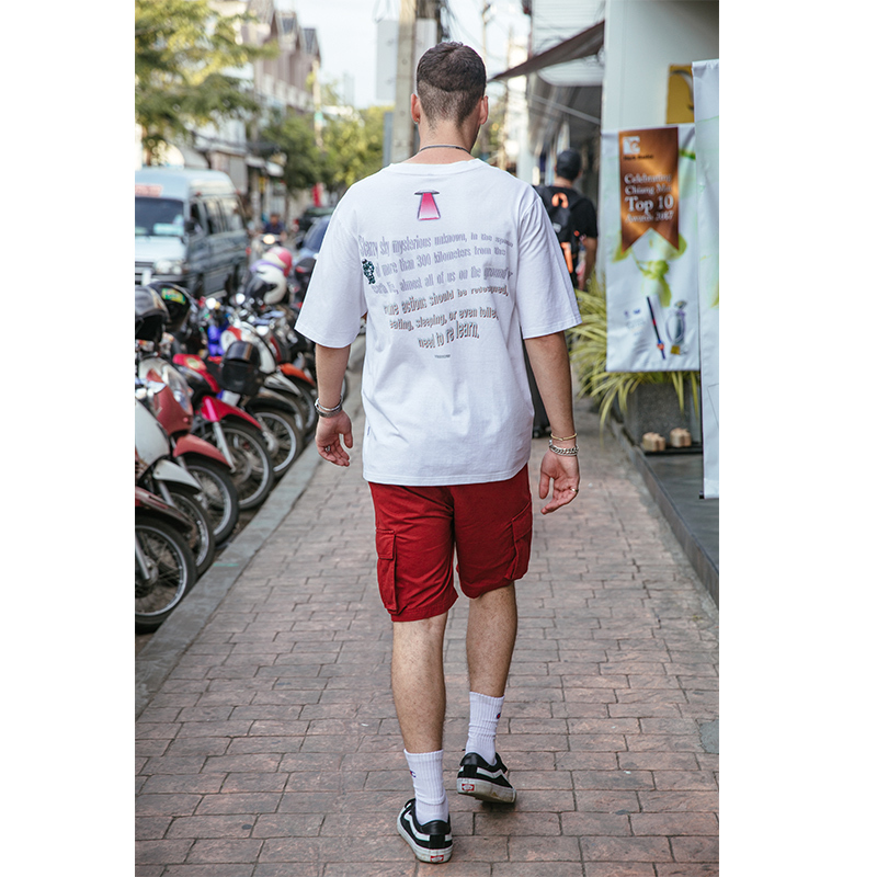 viishow休闲短裤男夏季五分裤男士潮牌工装短裤子7