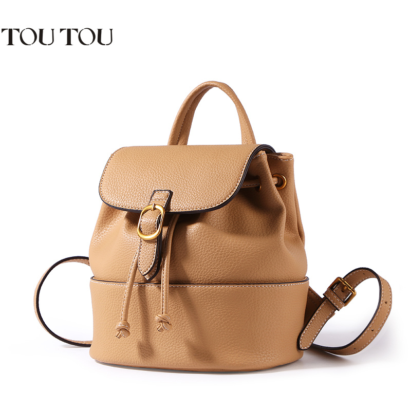 toutou2019迷你双肩包女韩国时尚百搭学院风迷你少女小背包