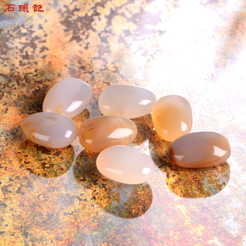 天然水晶石摆件吊坠把玩件DIY收藏品玉石饰品玉髓