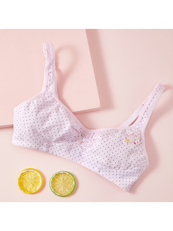 enk1216岁青春期发育期棉质防凸点学生少女童小背心内衣文胸罩