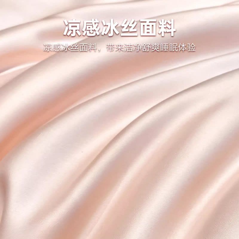 凉感冰丝夏凉被可机洗夏被四件套被子单双人空调被薄被芯2026新款图片