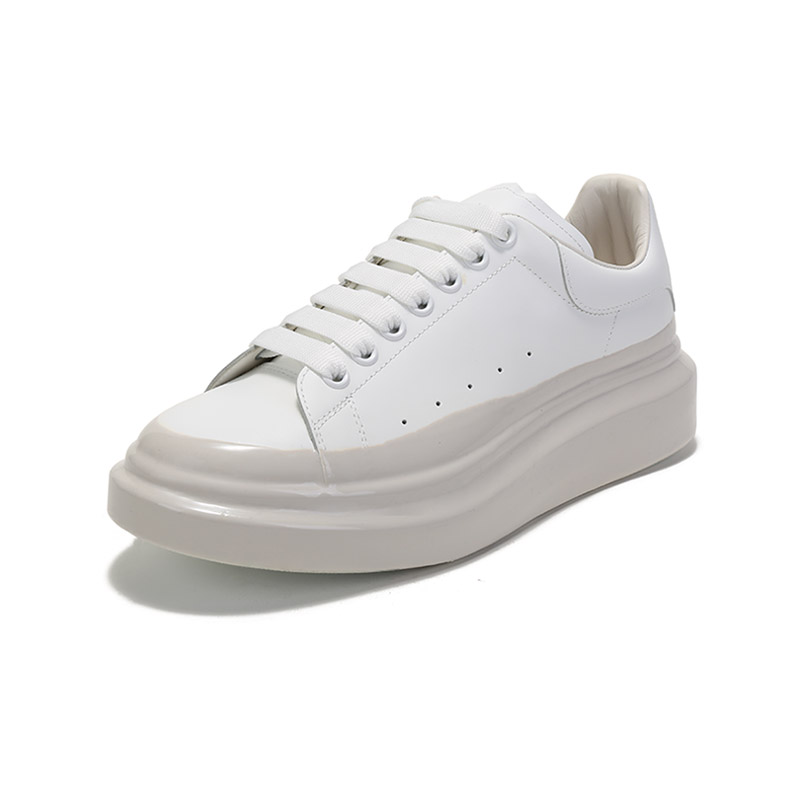 亚历山大麦昆alexandermcqueen男士皮革系带休闲运动鞋6458