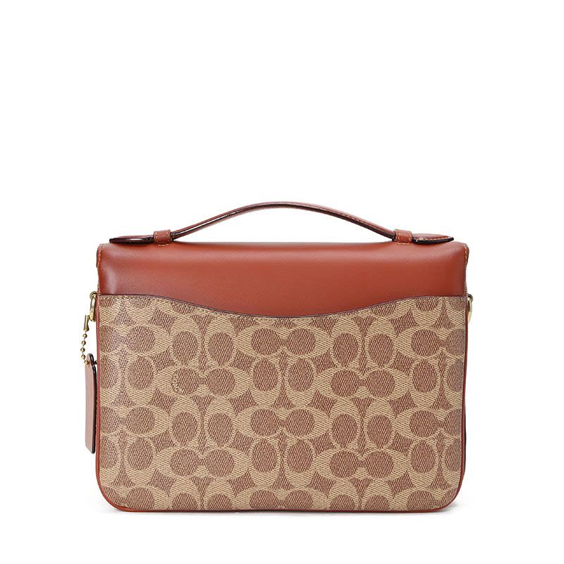 20春夏新款 预订 COACH CASSIE 女士斜挎单肩包68349涂层帆布/牛皮革 24x17x8CM图片