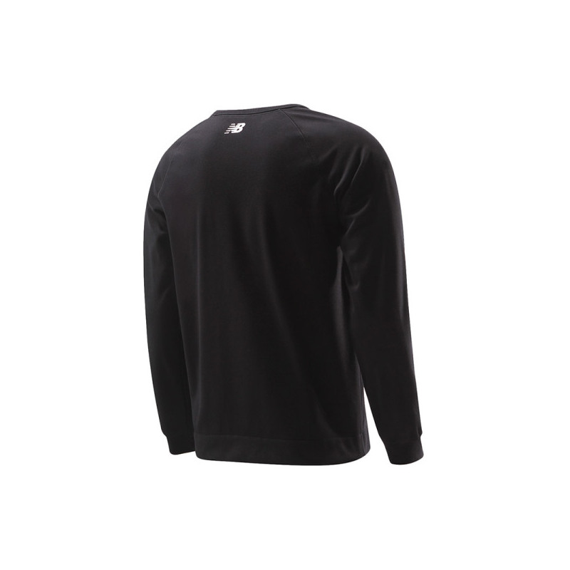 【自营】New Balance/NB男装针织上衣加绒保暖运动服NC74T031 L NC74T031-BK黑色