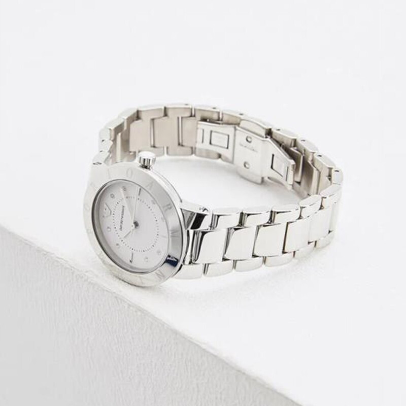 Emporio Armani 阿玛尼手表 欧美表 满天星女士腕表 皮带钢带女表石英表 AR11250