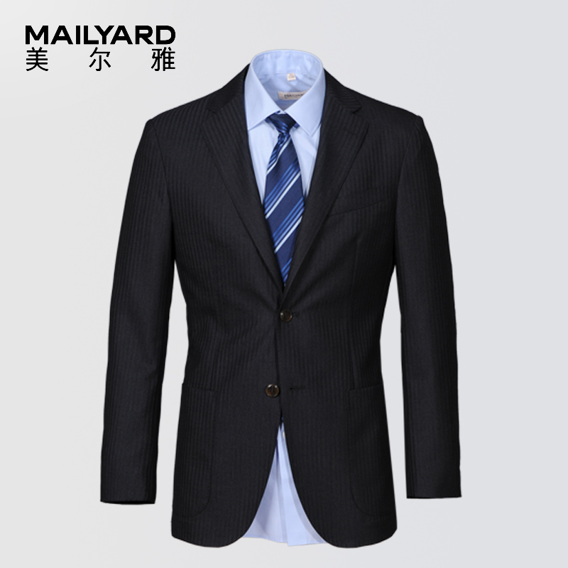美尔雅（MAILYARD）西服单件 羊毛商务男士单西 男式薄款西装 515