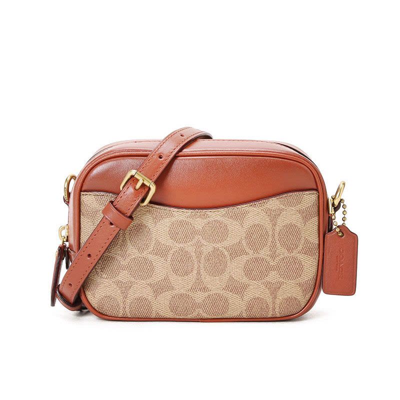 COACH CAMERA 相机 斜挎包 1025 金扣 牛皮革\PVC图片