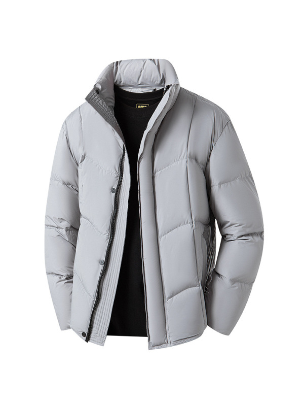 潮流男女款宽松加厚面包羽绒服年秋冬新国标90白鸭绒羽绒外套