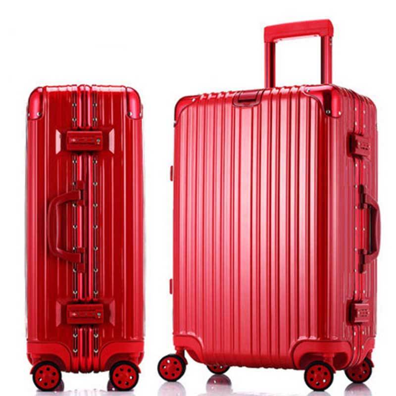 SWISSGEAR瑞士军刀行李箱铝框拉杆箱新品金属万向轮行李箱旅行箱24寸图片