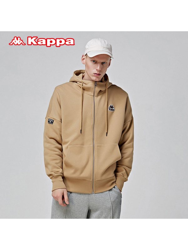 KAPPA男款运动卫衣休闲长袖开衫帽衫|K0852MK79D