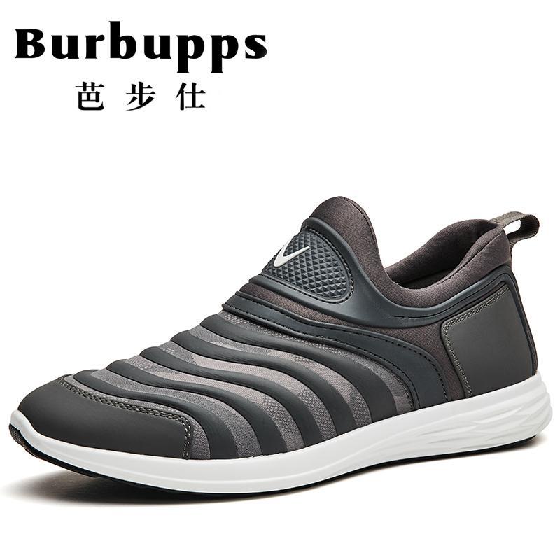 Burbupps法国芭步仕2019春尚新男鞋潮鞋鞋子男韩版休闲鞋潮流百搭运动鞋透气网面鞋