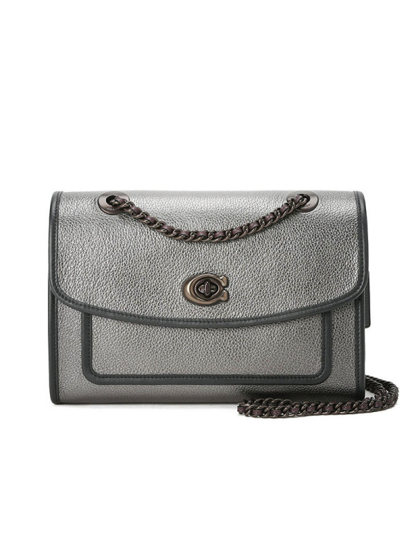 预订COACH 蔻驰 PARKER系列抛光粒面皮革手提单肩包76918 26x18x10.5CM