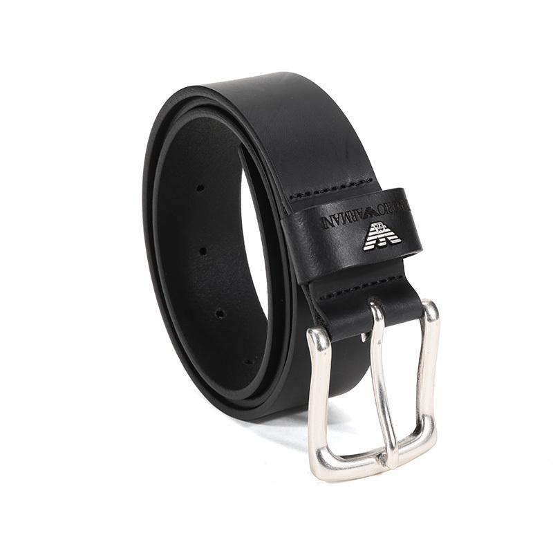 emporioarmani阿玛尼男士牛剖层革针扣式皮带腰带y4s198ydd4g