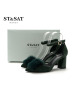 St&Sat/星期六羊反绒舒适浅口粗跟毛毛鞋女鞋SS72114772