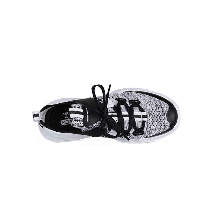Skechers斯凯奇情侣男女DLTA休闲鞋 时尚熊猫鞋88888165-WBK