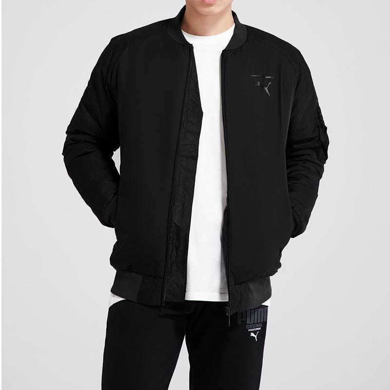 PUMA彪马羽绒服冬季新款男装保暖夹棉外套运动服577656