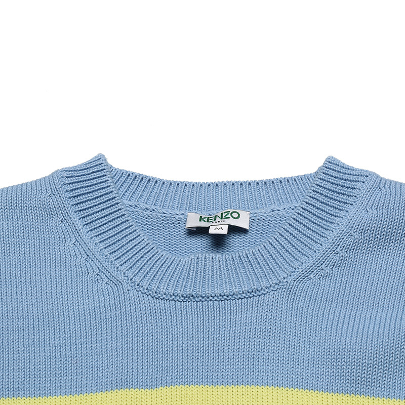Kenzo 高田贤三 女款棉质圆领长袖毛衣针织衫 F95 2TO573 808