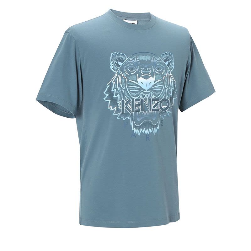 KENZO 短袖T恤 虎头 棉质 FB55TS0264YG图片
