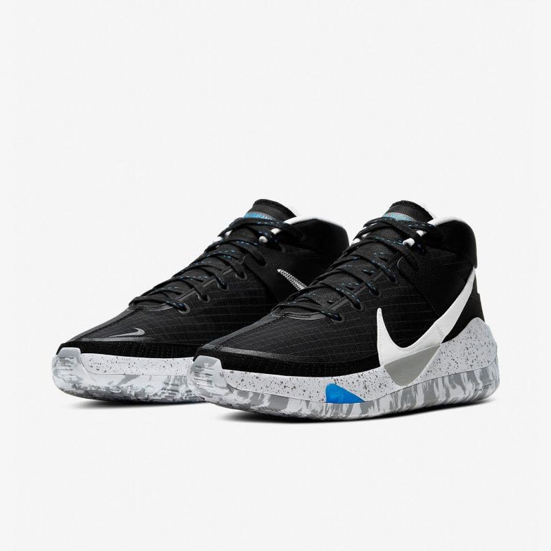 NIKE耐克男鞋KD 13 EP 杜兰特13代气垫黑白实战篮球鞋CI9949-001图片