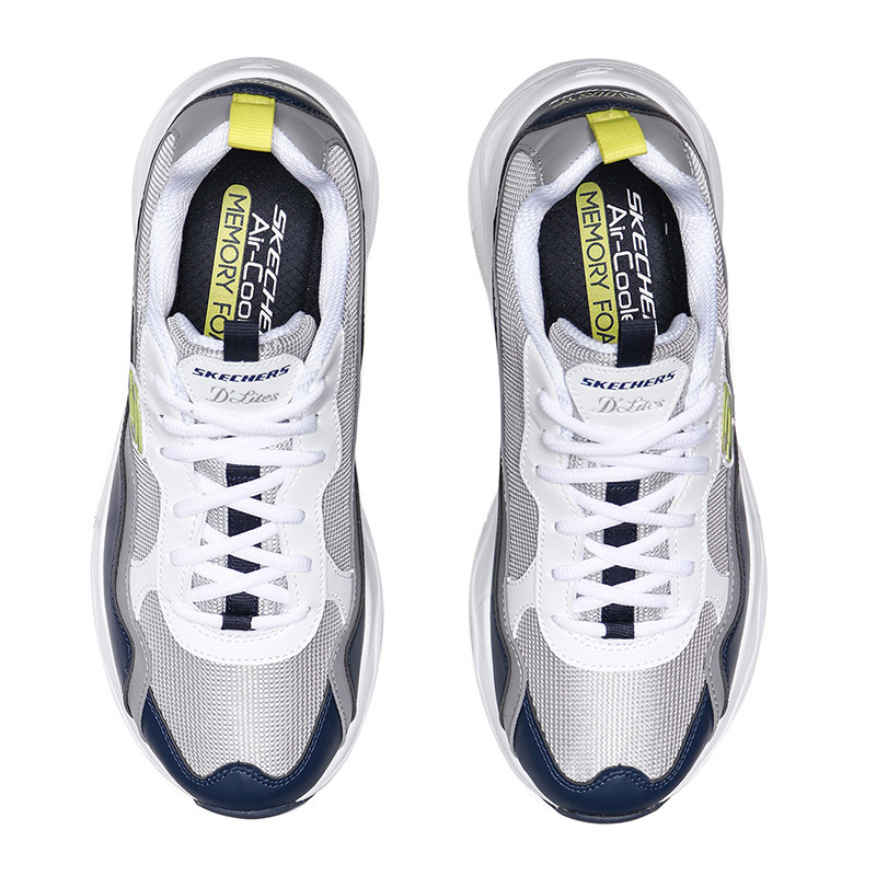 【自营】Skechers斯凯奇男鞋熊猫鞋D‘lites厚底运动鞋999859