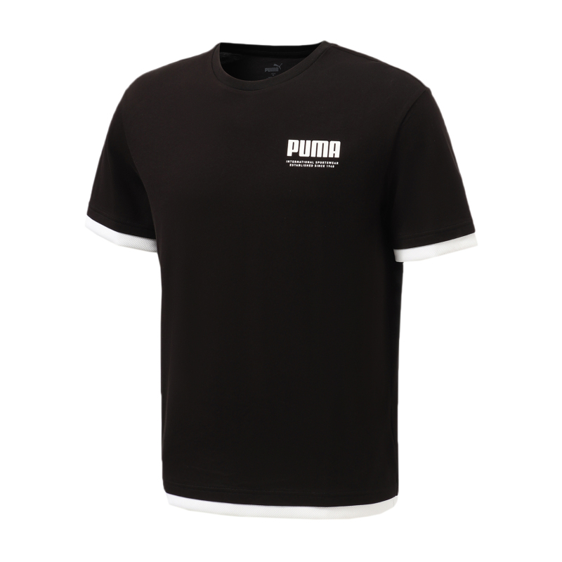 puma彪马男装运动服休闲圆领短袖t恤845862