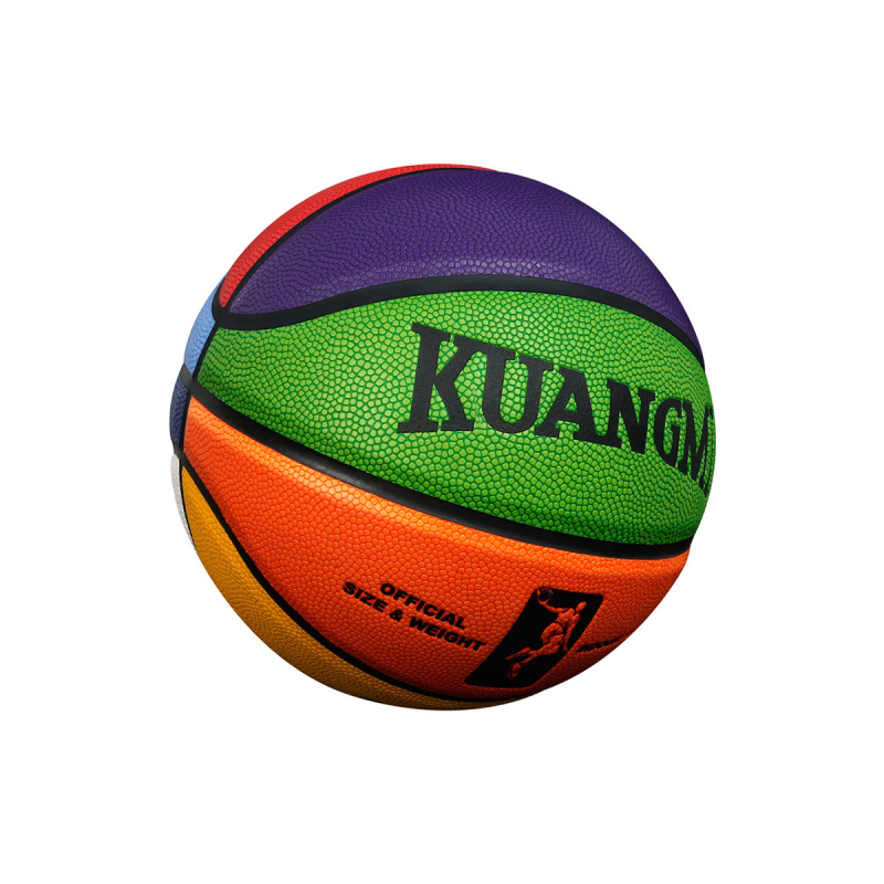 耐磨标准比赛花瓣8色6号篮球彩色