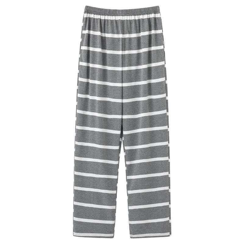 可外穿睡裤男款居家裤睡衣长裤子春秋季棉质男士宽松大码家居裤图片