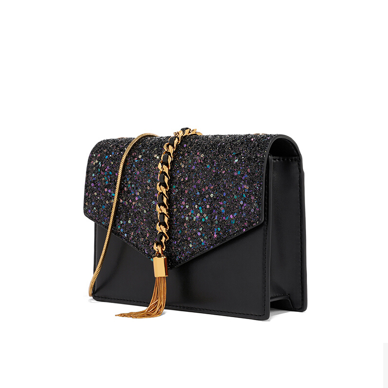 charleskeith小ck信封包ck220160030流苏单肩链条小方包婚包女包