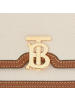 预订20春夏 BURBERRY TB专属标识双色帆布拼皮革锁扣包迷你8017110 17*6*12.5CM