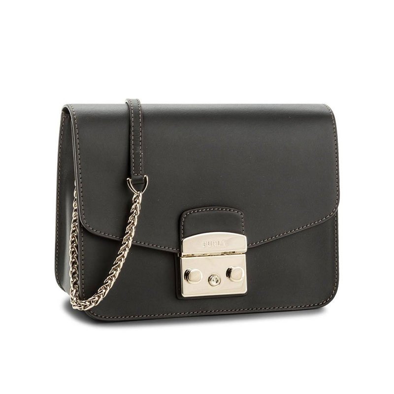 furla芙拉metropolis系列黑色链条包视频