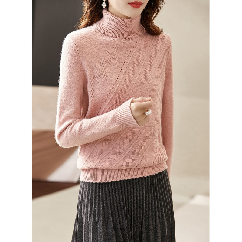 ounixue欧昵雪 | 慵懒风高领软糯毛衣女冬季长袖宽松厚保暖打底衫通勤