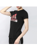 Adidas阿迪达斯短袖女2021新款运动上衣修身半袖T恤衫FJ5010