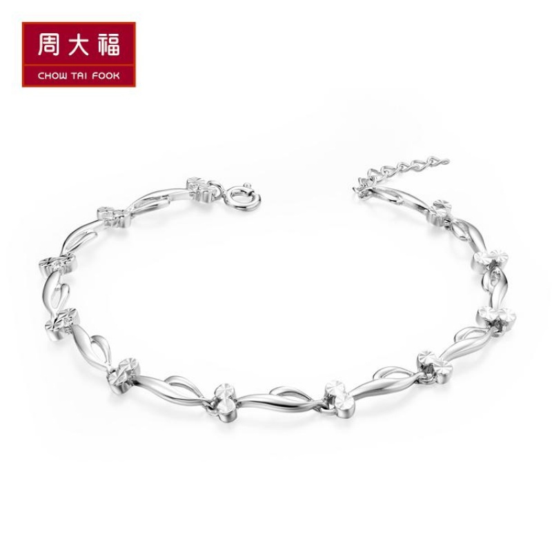 schl-周大福珠宝首饰简约优雅925银手链
